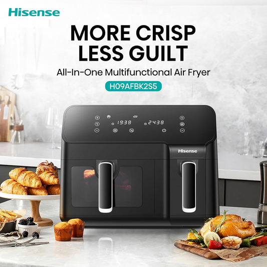 Hisense H09AFBK2S5 Dual Air Fryer