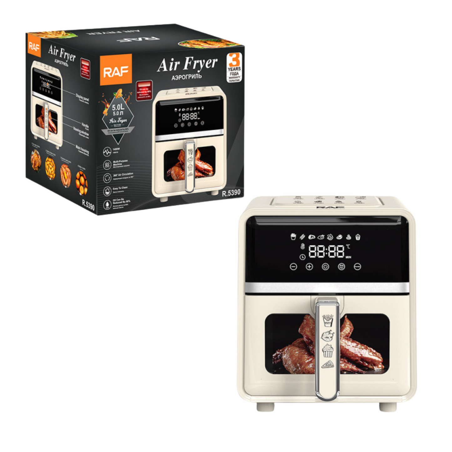 RAF R.5390 Air Fryer- 5L