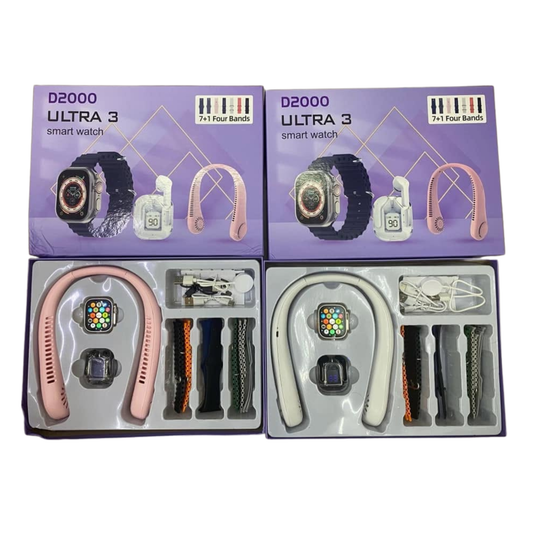 D2000 Ultra 3 smart watch set