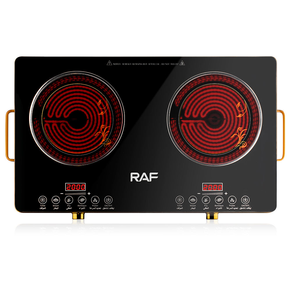 RAF 2-Burner Infrared Cooker (R.8050) – Cook Faster, Safer, Smarter
