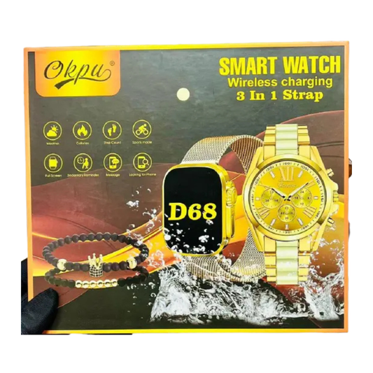 D68 Smartwatch Gift Set