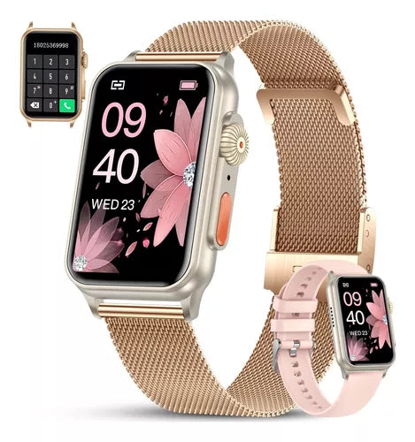 Smartwatch Women Gift HD Display Ultra-Slim Design Heart Rate Sports Fitness Bracelet BT Call Smart Watch