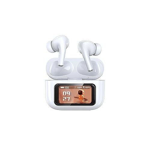 ANC+ENC Multifunctional Touch Screen In Ear 5.4 Bluetooth Earbuds, Compatible With Dual Systems