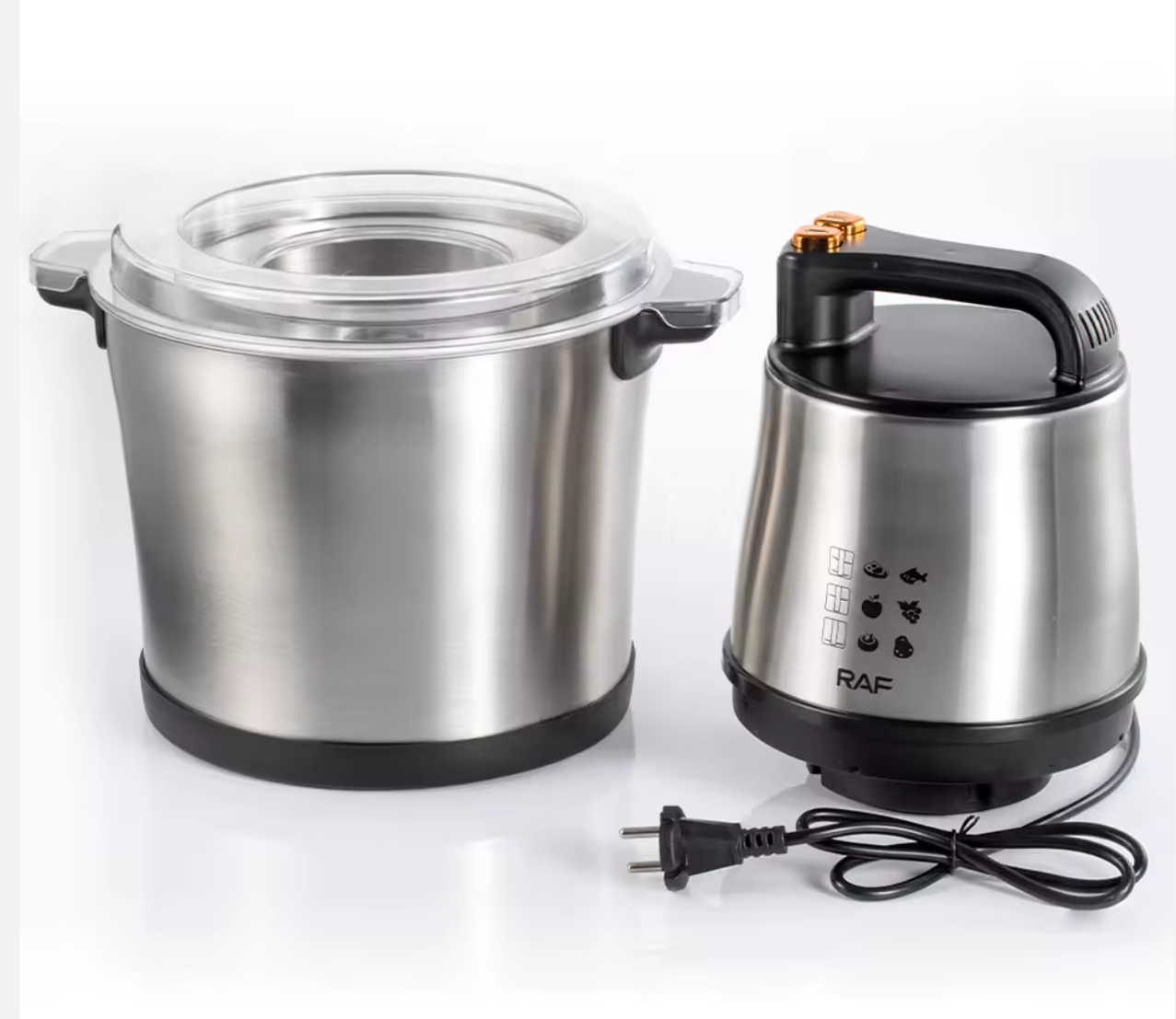 RAF R.7724 15 L Stainless Steel Food Processor