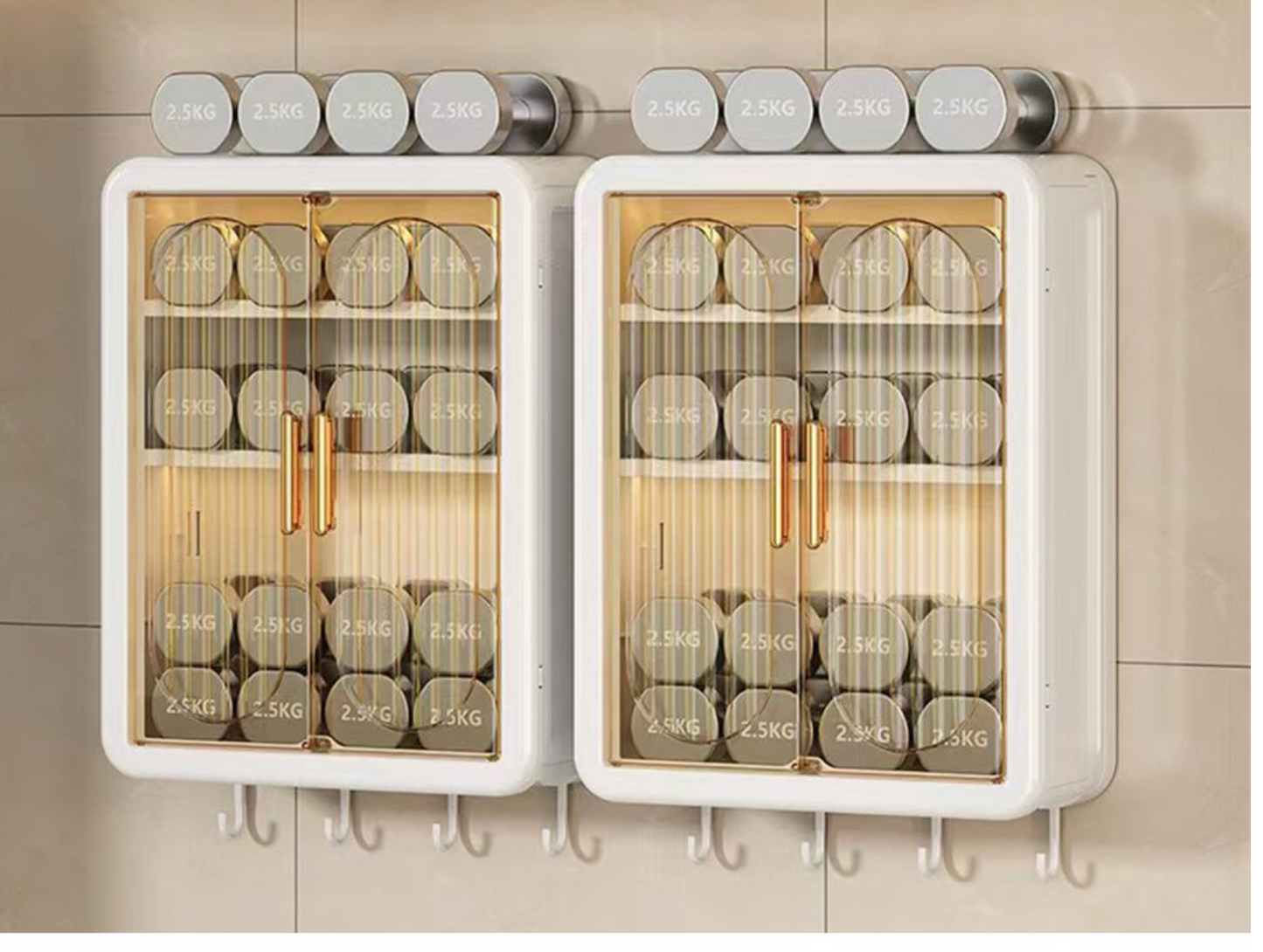 Kitchen And Bathroom Wall-Mounted Movable Storage Boxes