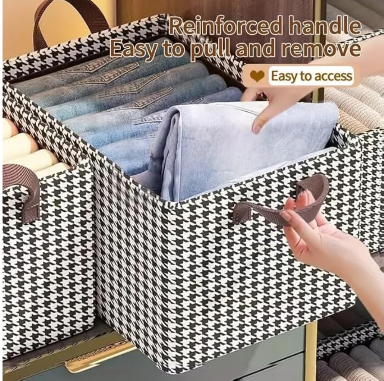 Cube Storage Bins Clothes Storage Organizer Foldable Wardrobe Sorting Box Closet Organizer