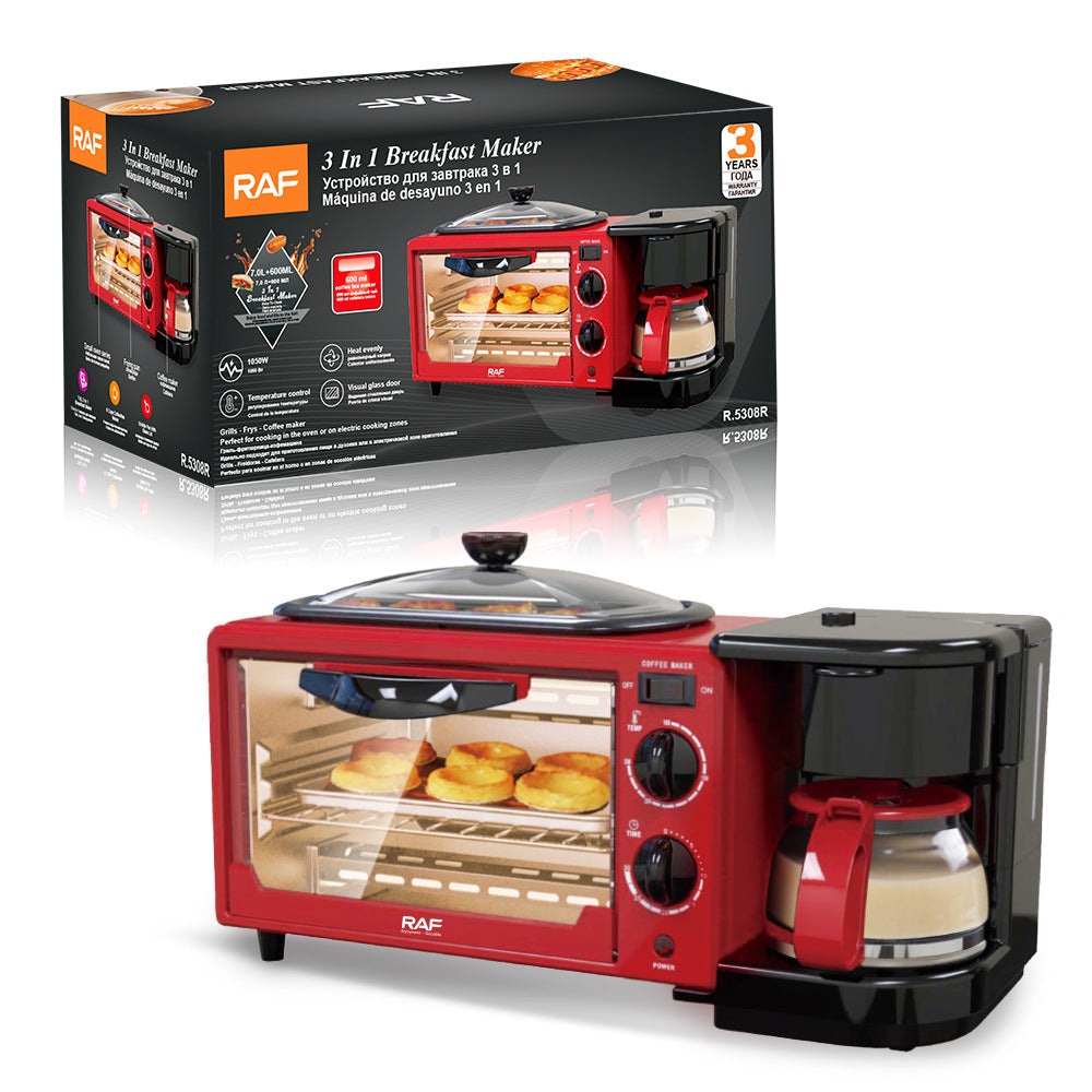 RAF R.5308 3-in-1 Breakfast Maker