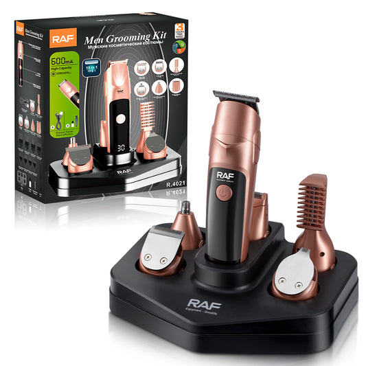RAF R.4021 Men Grooming Kit - Professional Hair & Beard Trimmer