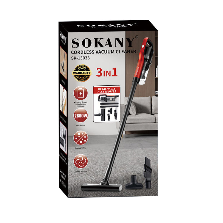 SOKANY SK-13033 Cordless Vacuum Cleaner