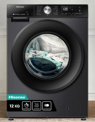 HISENSE 12KG FRONT LOAD WASHING MACHINE Atenzahomeappliances co ke hisense-12kg-front-load-washing-machine-atenzahomeappliances-co-ke