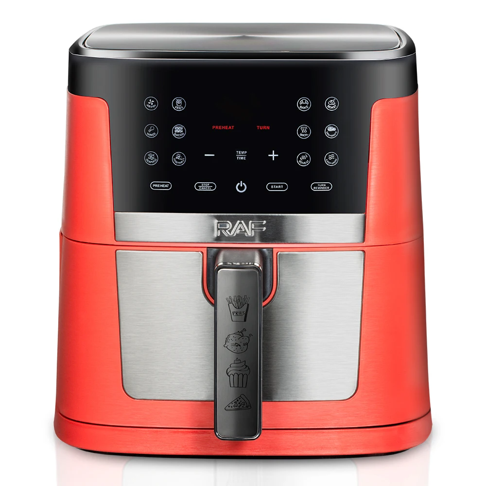 RAF R.5352 Dual Basket Air Fryer — 12 L (6 L + 6 L) Double Chamber with 2800 W Digital Touch Control