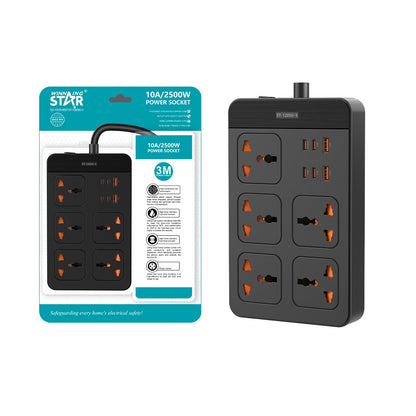 Winning Star ST-1205U-5 5M Universal Power Strip