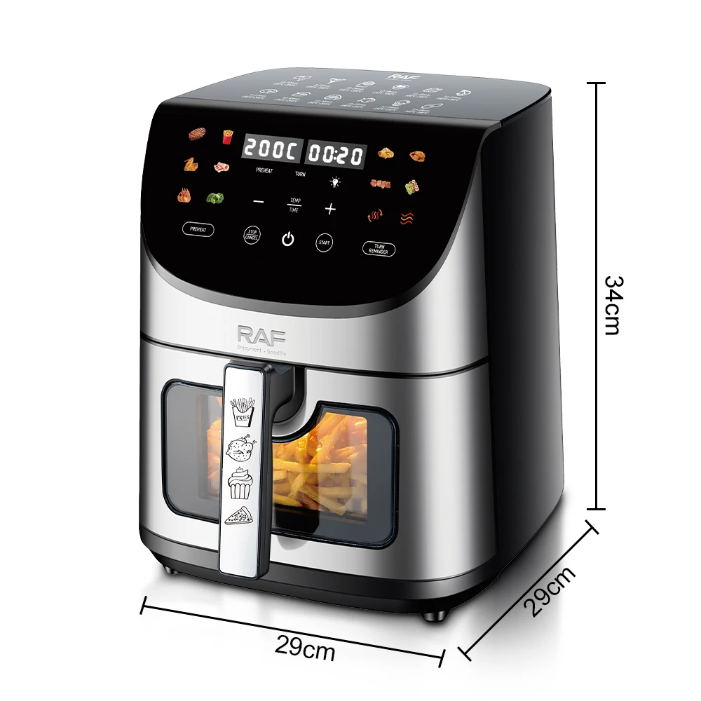 RAF R.5295 8 L Smart Air Fryer — 1700 W App-Control Oil-Free Hot Air Fryer