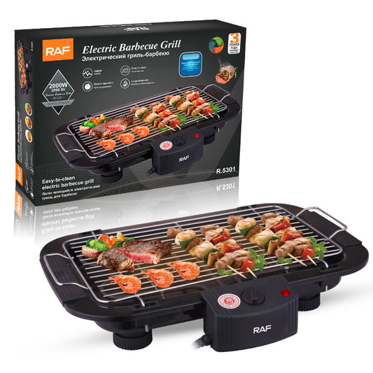 RAF R.5301 Electric Barbecue Grill 2000W Power Dedicated