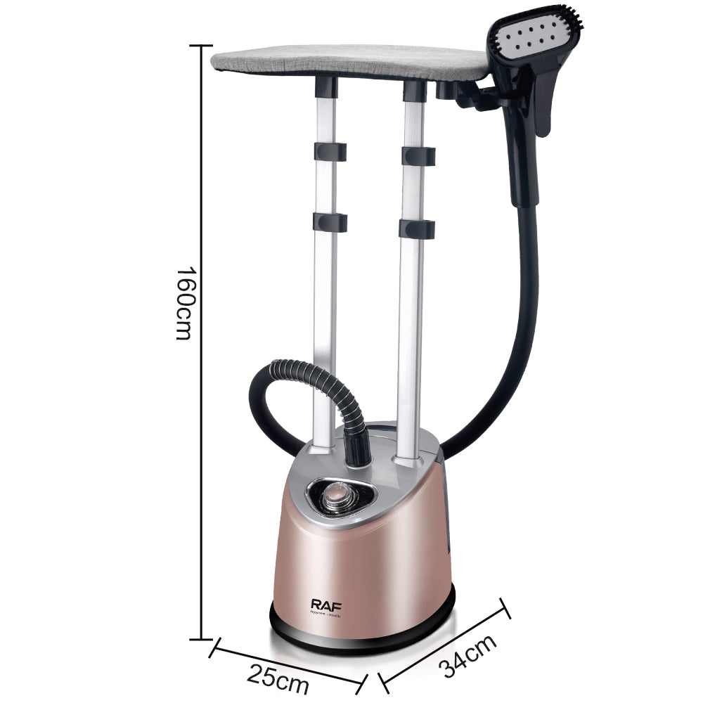 RAF R.3048 Steam Iron & Standing Garment Steamer with Ironing Board
