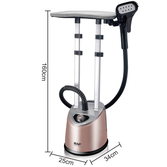 RAF R.3048 Steam Iron & Standing Garment Steamer with Ironing Board