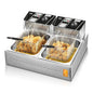 RAF R.5221 11 L Dual Basket Electric Deep Fryer 5000 W