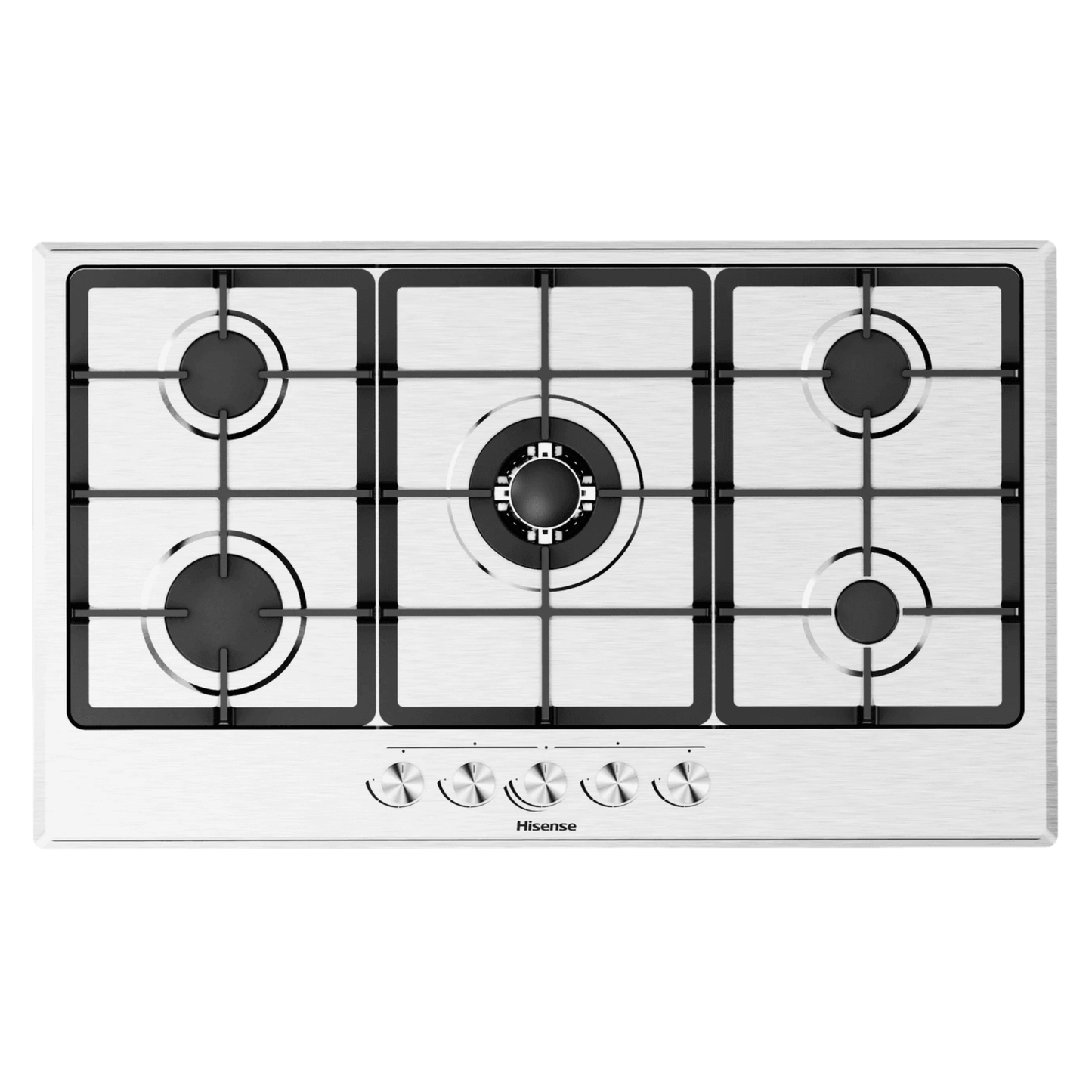 Hisense Built In Stainless Steel Hob 5 Gas, 90CM