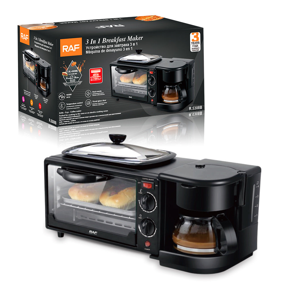 RAF R.5308 3-in-1 Breakfast Maker