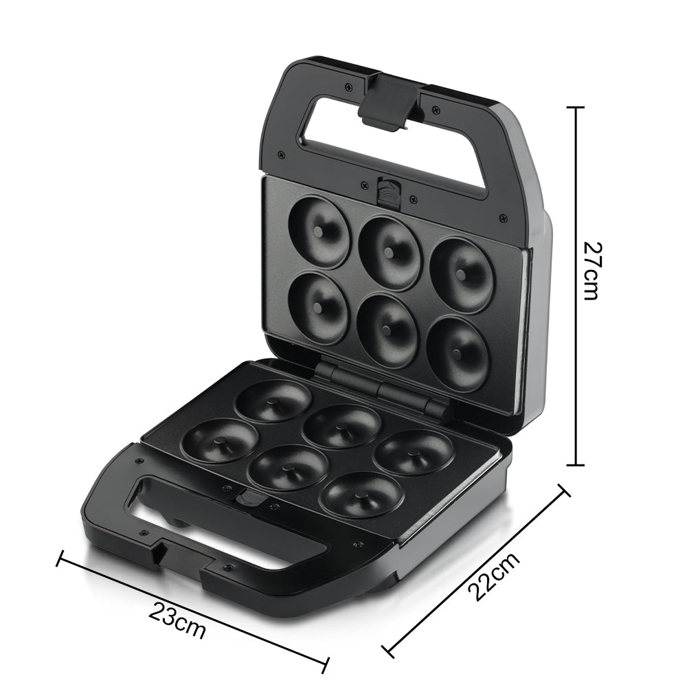 RAF R.555 5-in-1 Sandwich Waffle, Panini Grill, Doughnut & Patterned Maker