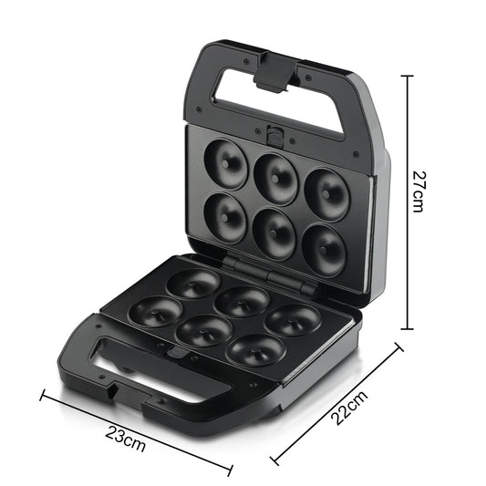 RAF R.555 5-in-1 Sandwich Waffle, Panini Grill, Doughnut & Patterned Maker