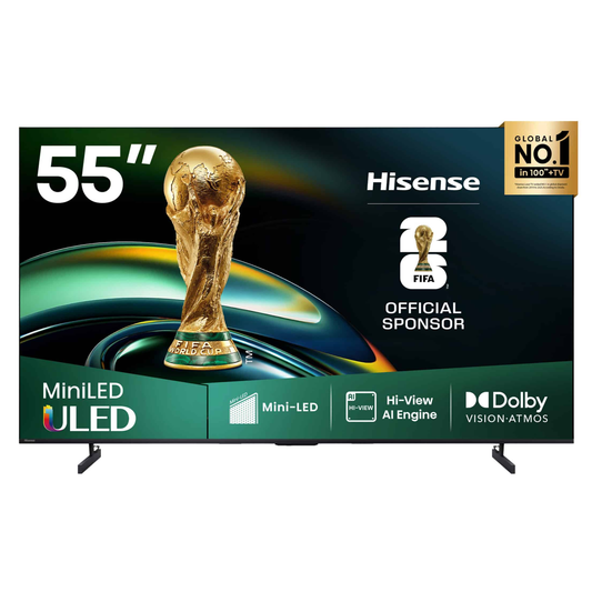 Hisense 55U6NPro U6 55 Inch Quantum ULED 4K TV