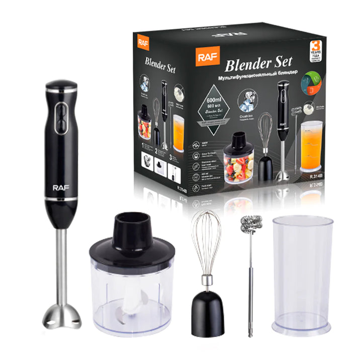 RAF R.309 High Quality Blender Set 5 in 1 Factory Direct 300W Kitchen Blender Set