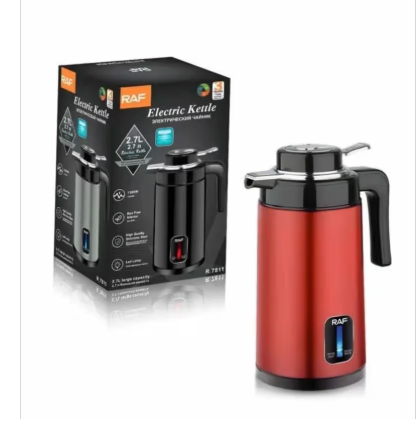 Premium Brand  RAF Electric Kettle R7811 Cross Border Hot Automatic Power off Stainless Steel Insulation - Body Open Kettle 2.7L
