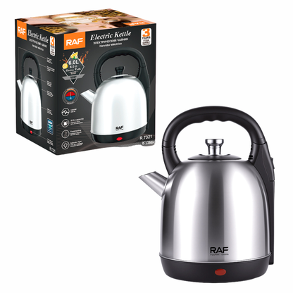 RAF R.7321 6L Stainless Steel Electric Kettle