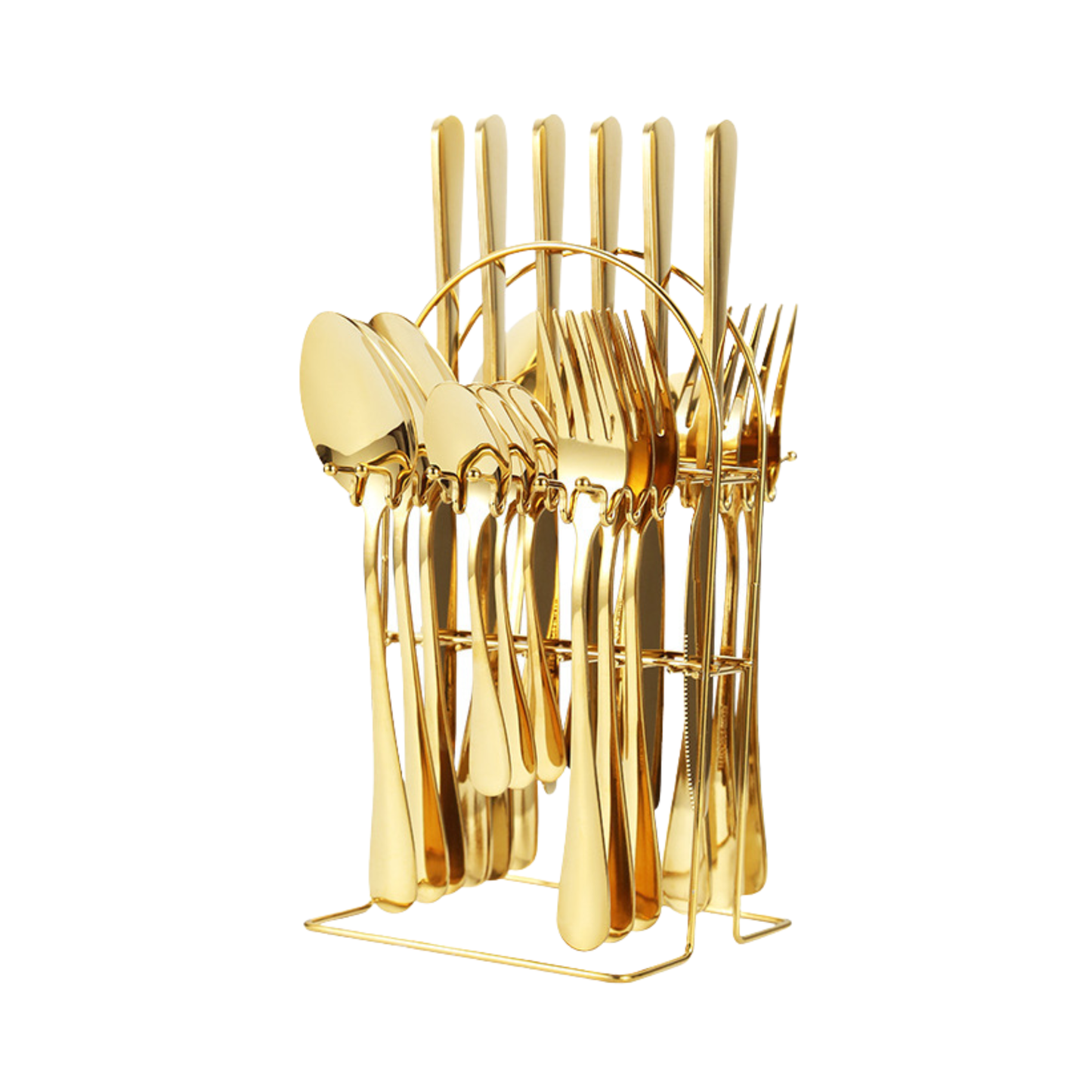 24-Piece Gold Cutlery Set