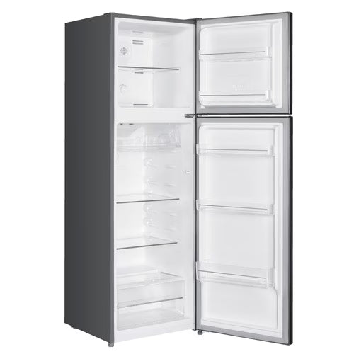 Mika 247L Double Door No Frost Fridge – Sleek Inox Line Brush Finish, Fresh & Frost-Free