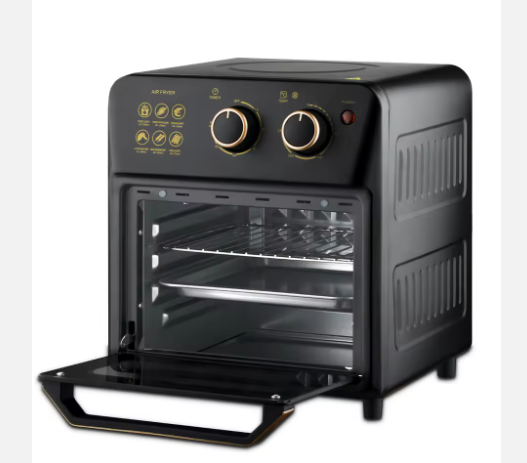 RAF Essential Air fryer R.5347, 1250 Watt, 14 Liter, 220v, 50Hz, Black