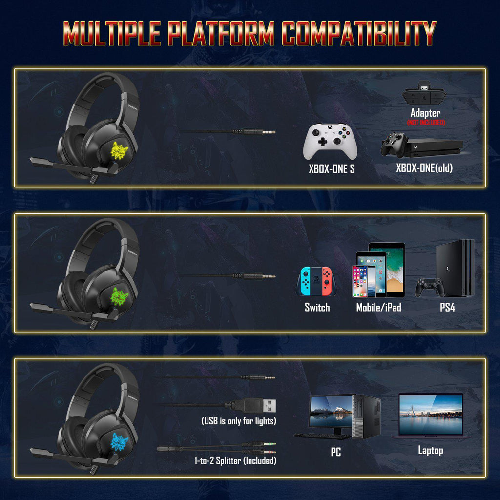 [ONIKUMA] HEADPHONES - K19