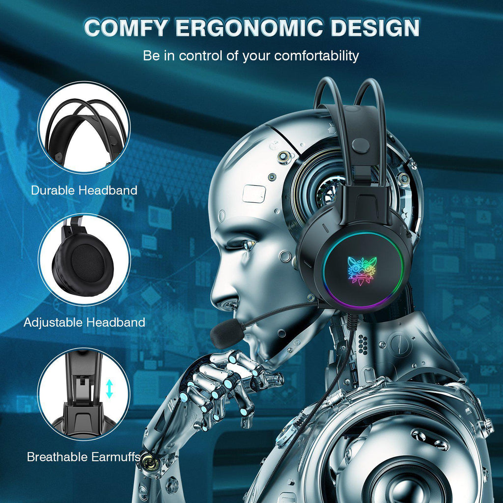 [ONIKUMA] HEADPHONES - X15 PRO BLACK / WHITE