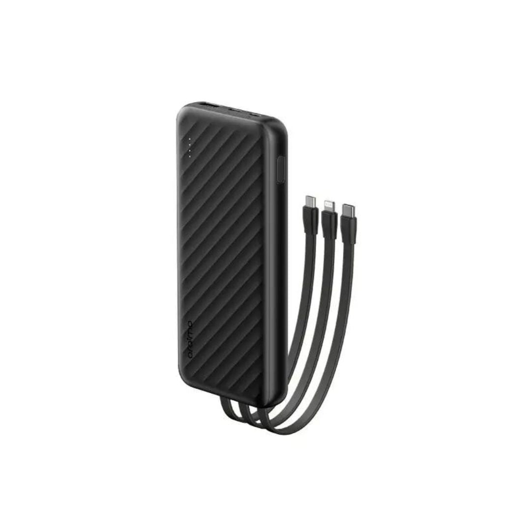 Oraimo Slice Link 10000mAh 12W Fast Charge 3 in 1 Portable Power Bank.