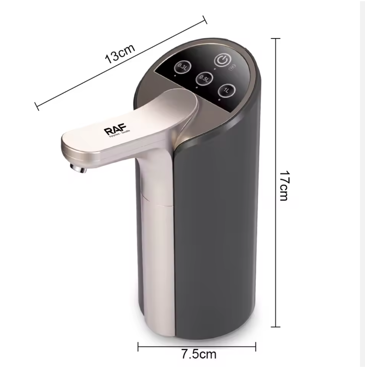 RAF Hot Selling R.76002 Low Noise Quickly Release Water Automatic Water Dispenser Pump with 3 Speed Water Outlet