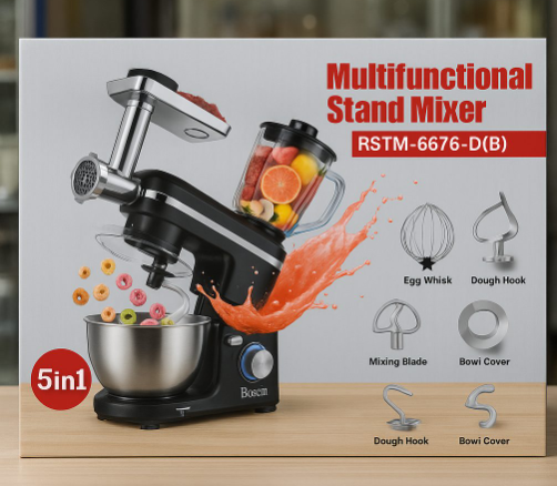 Roch Multifunctional Stand Mixer – Powerful, Versatile & Perfect for Everyday Baking