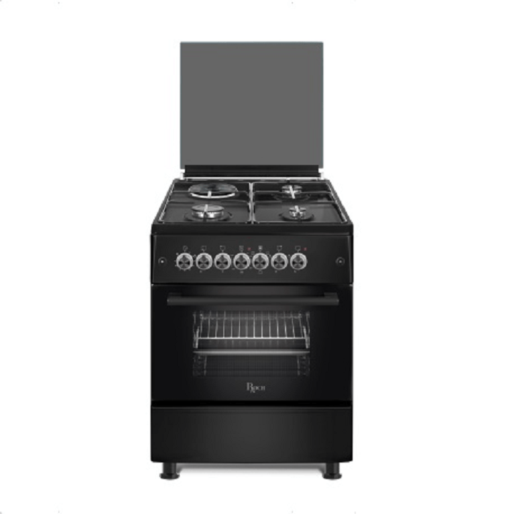 Roch RECK-631-BL 60 × 60 cm Cooker — 3 Gas Burners + 1 Electric Hot Plate with Electric Oven & Rotisserie