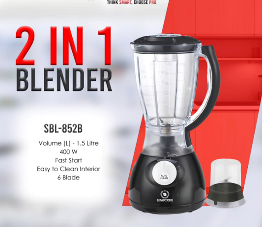Smartpro SBL-852B Blender,Grinder and smoothie maker