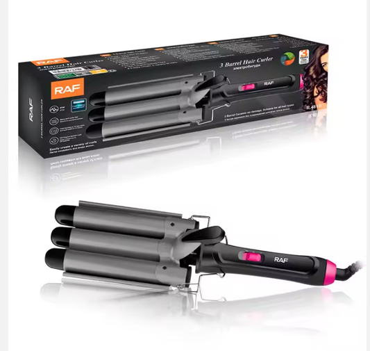 R481G 3 barrel hair curler RAF
