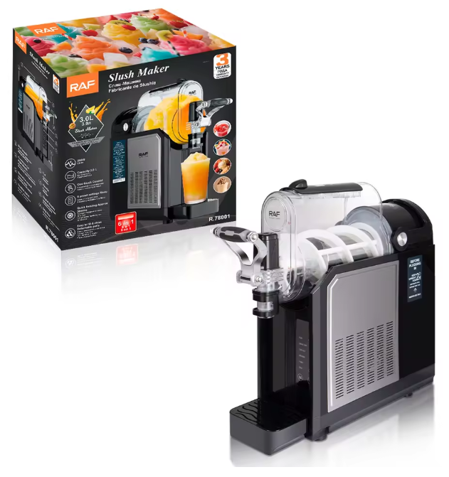 RAF R.78001 Electric Slushy Maker Machine for Home Slushie Machine for Spiked Slushie Cold Drink