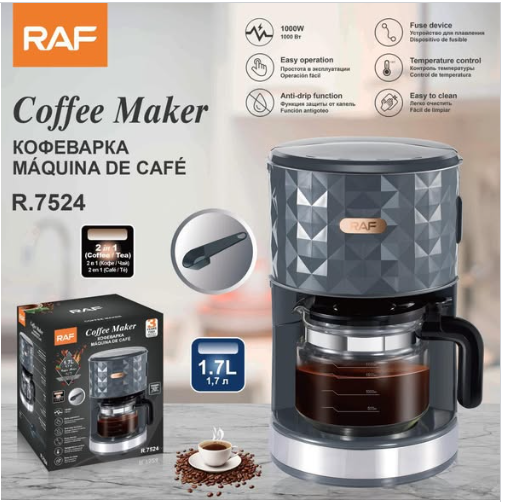 RAF Coffee Maker R.7524 – Brew Fresh, Delicious Coffee Easily