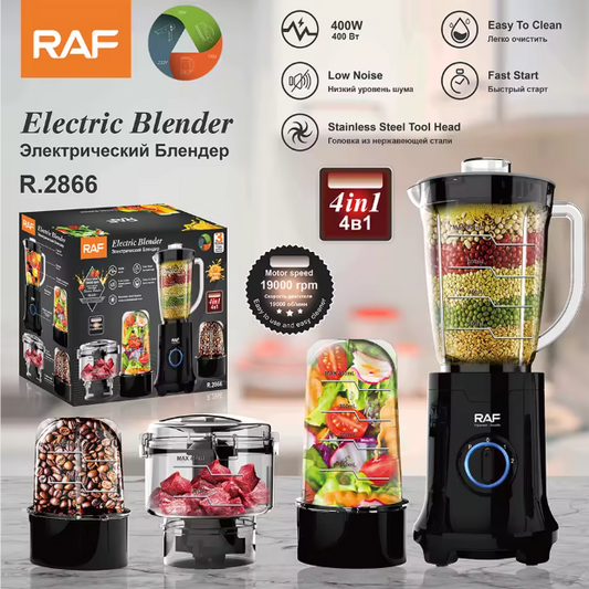 RAF 4‑in‑1 Electric Blender R.2866 – Multifunctional Kitchen Powerhouse