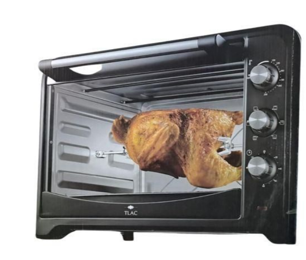 TLAC TL60-RL 60 L Table-Top Electric Oven with Rotisserie – 2200 W Multifunction Baking, Roasting & Grilling