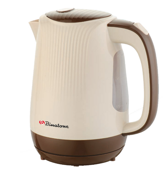 Binatone CEJ‑1779 1.7 L High‑Speed Electric Kettle — 2000 W Stainless Steel Water Boiler
