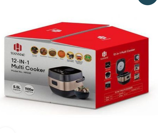 Hanmac Multicooker 12-in-1 – Cook, Steam, Grill & More in One Versatile Pot