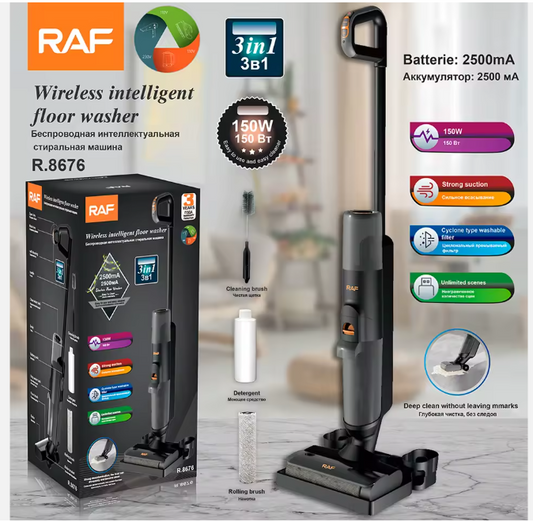 RAF Wireless intelligent floor washer , R.8676