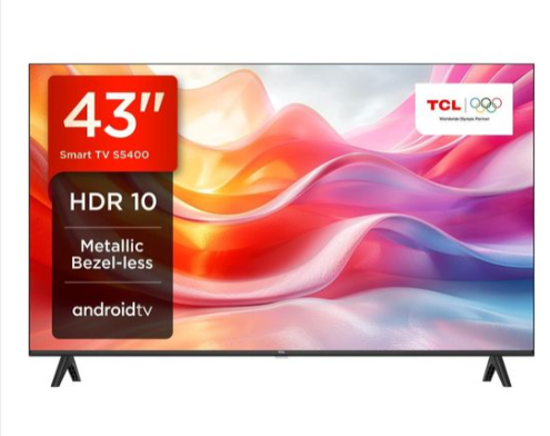 TCL 43″ S5400A (2024) FHD Smart Android Frameless TV – 43S5400