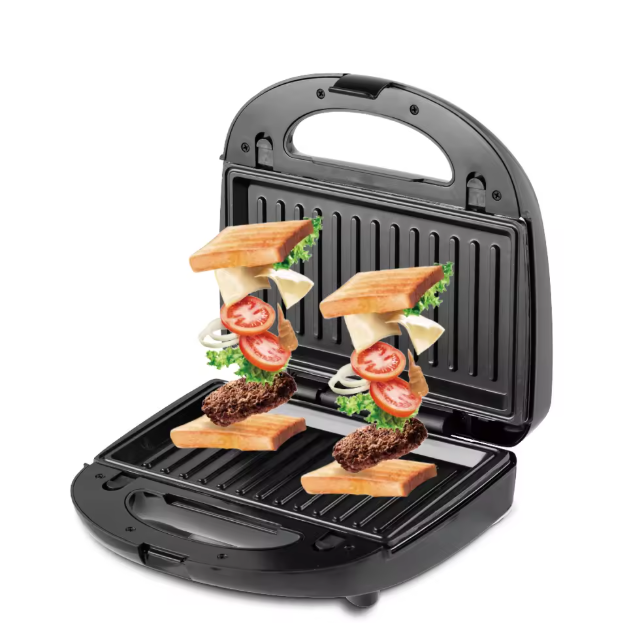 RAF 594 E 7 in 1 Multifunction Detachable Plates Breakfast Nut Doughnut Waffle Maker Panini Electric Sandwich Maker