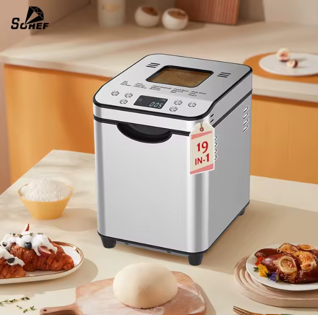 Sokany SK‑08146 1 kg Automatic Bread Maker – 700 W Power, 15 Programs, Timer & Adjustable Crust Control